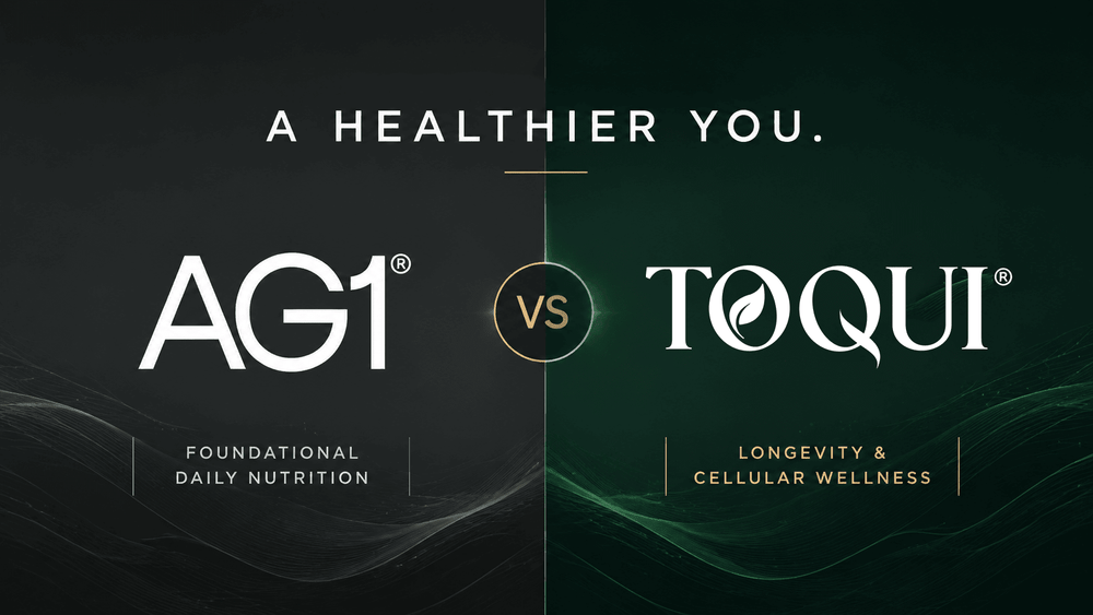 AG1 vs TOQUI: Which Daily Wellness Supplement Actually Supports Healthy Aging? - Toqui Energy