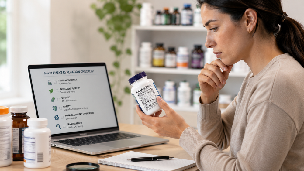 How to Evaluate Clinical Evidence Before Buying a Healthy Aging Supplement