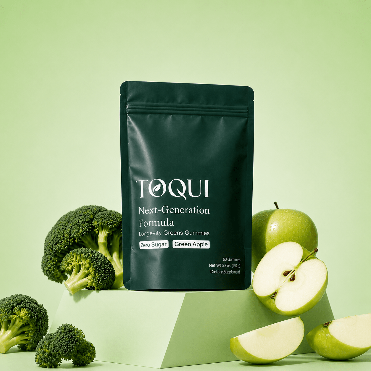 TOQUI Longevity Green Gummies - Toqui Energy